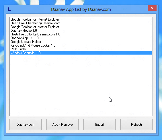 Export List Of Installed Programs Windows 2008