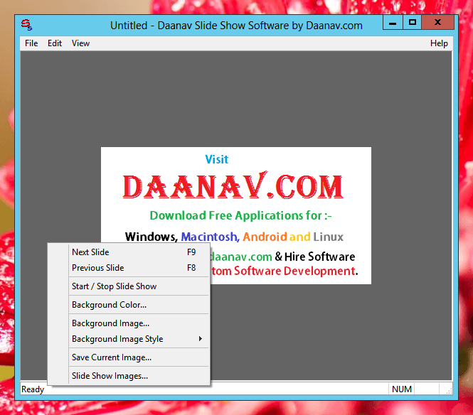 Slide Show Software Utility for Windows Slide Show Software Utility for Windows