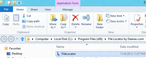 Free Utility to Locate File in Windows Explorer