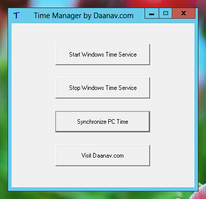 Free Windows Time Manager Utility by Daanav Softwares