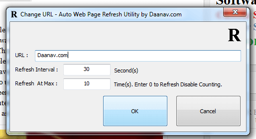 Auto Web Page Refresh Software