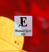 Desktop Shortcut of Eject CD Software