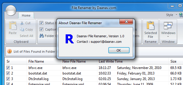 Rename Multiple Files with Daanav File Renamer