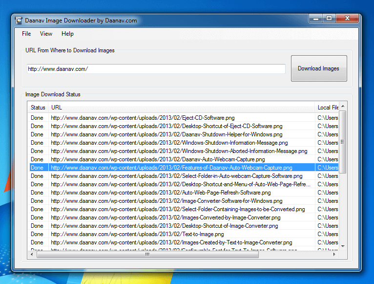 Image Downloader Software for Windows