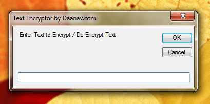 Password for Text Encryption