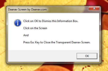 Transparent Lock Screen for Windows