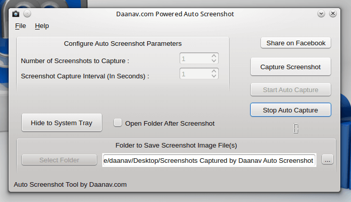 Automatically Capture Screenshots on Linux Computer