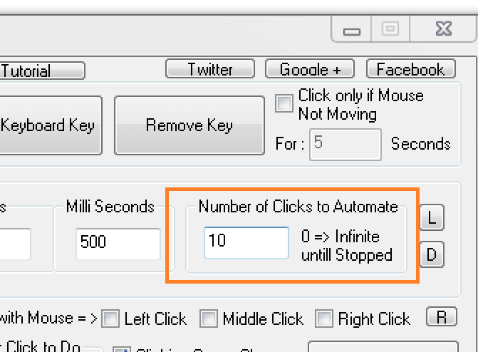 Auto Click 10 Times