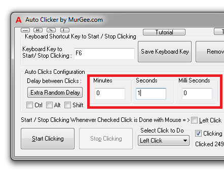 Auto Click Every Second