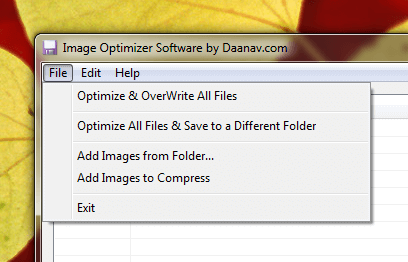 Image Optimization Software for Windows