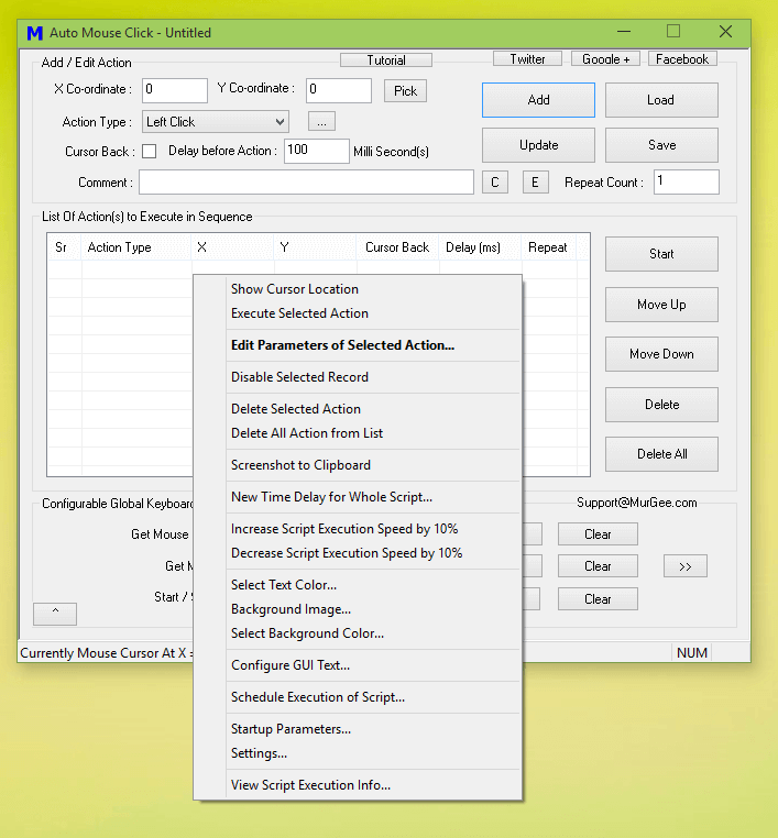 MurGee Auto Mouse Click Sample Scripts