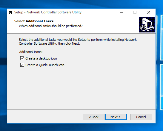 Create Desktop Shortcut during Installation of Network Controller