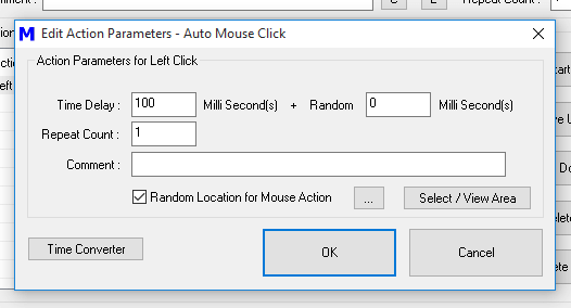 Mouse Click at Random Screen Location within a Rectangular Area