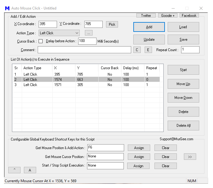 MurGee Auto Mouse Click Sample Scripts